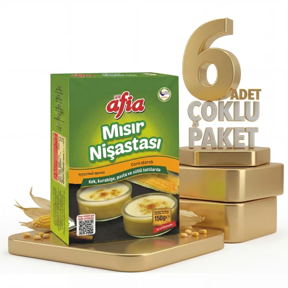 Afia Mısır Nişastası 6x150 Gr ürün görseli 1