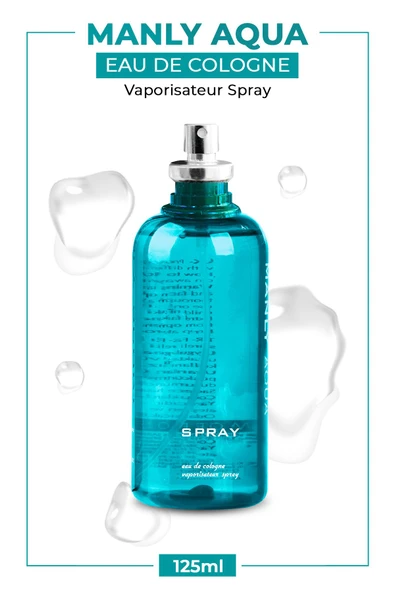 Morfose Manly Eau De Cologne Men Aqua 125 ml ürün görseli 1