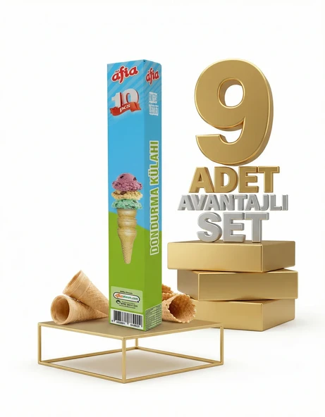 Afia Dondurma Külahı 9x10lu - Resim 2