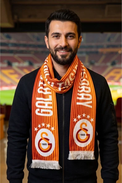 GALATASARAY ORİJİNAL LİSANSLI 5 YILDIZ KIRMIZI ŞAL ATKI ürün görseli 1