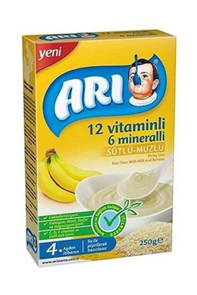 ARI Mama Sütlü Muzlu Pirinç Unu 250 gr ürün görseli 1