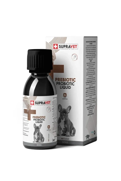 Supravet Köpek Bağışıklık Güçlendirici Sıvı Probiyotik + Prebiyotik Takviyesi 100 ml ürün görseli 1