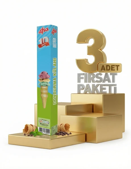 Afia Dondurma Külahı 3x10lu - Resim 2