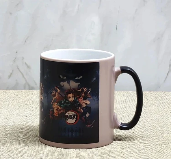 Porselen Renk Değiştiren Demon Slayer Kupa Bardak Aalk380 ürün görseli 1
