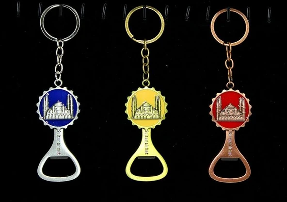Metal Sultanahmet Anahtarlık Ve Açacak Alk2220 ürün görseli 1
