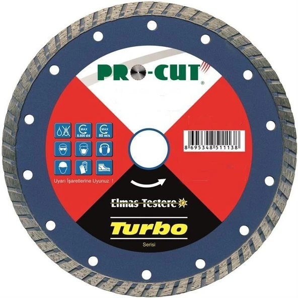 Pro-Cut 230 mm Turbo Elmas Testere ürün görseli 1