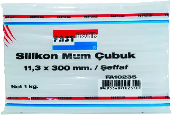 Fast Bond Şeffaf Kalın Silikon Mum 11,3x300 mm ürün görseli 1