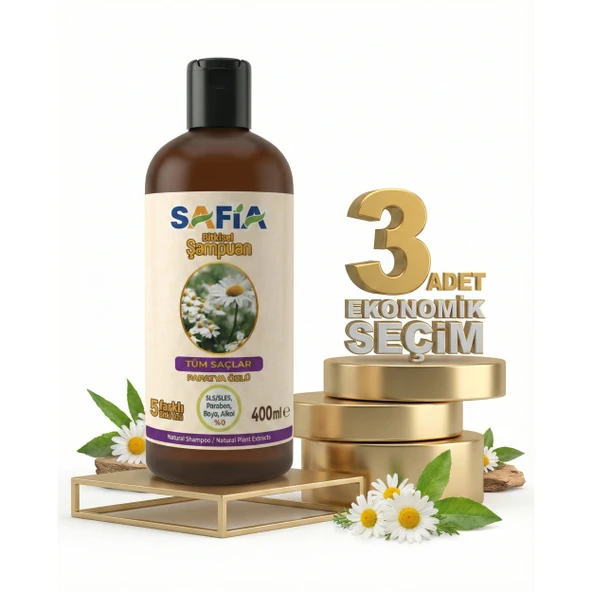 Safia Tüm Saçlar İçin Şampuan 3x400 Ml ürün görseli 1
