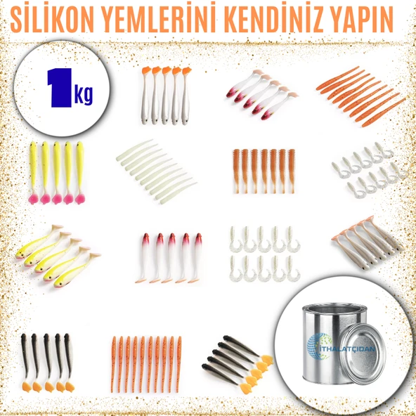 Silikon Balık Yemi Ham Maddesi (25 Shore) 1KG ürün görseli 1