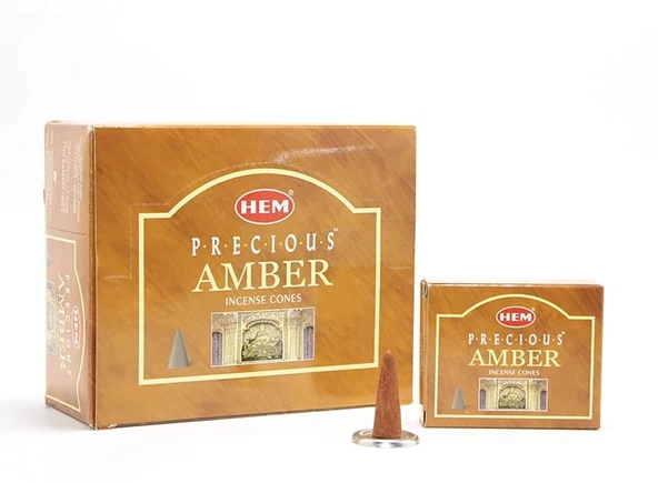 Precious Amber Aromalı Konik Tütsü ürün görseli 1