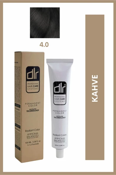 DLR PROFESYONEL SAÇ BOYASI 4.0 KAHVE 100 ML ürün görseli 1