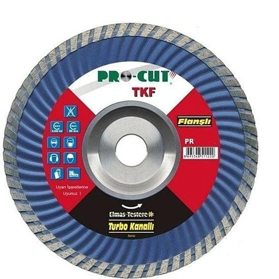 Pro-Cut 180 mm Flanşlı Turbo Kanallı Beton Tuğla Kesme Testeresi ürün görseli 1