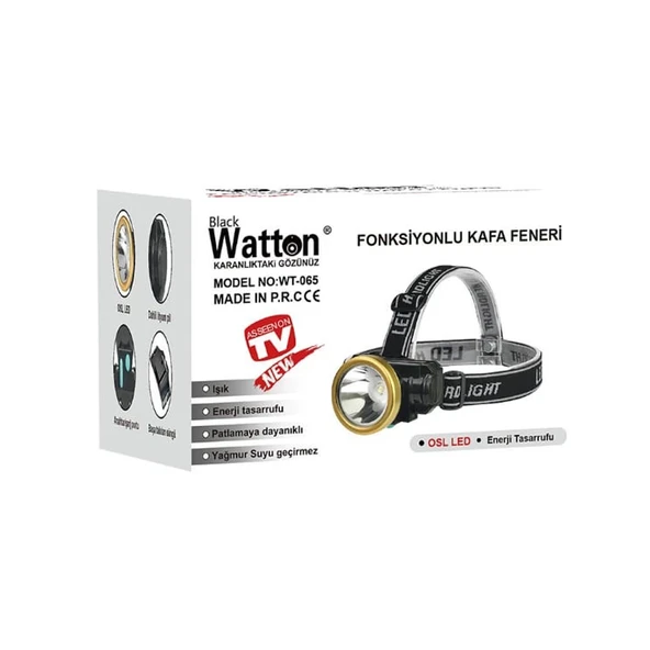 Şarjlı Baret Lambası Osl Led Wt-065 - Resim 5