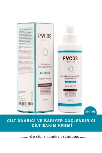 Bariyer Onarıcı ve Güçlendirici Cilt Bakım Kremi 200 ML, Hyaluronik Asit, Panthenol, Ceramid ürün görseli 1