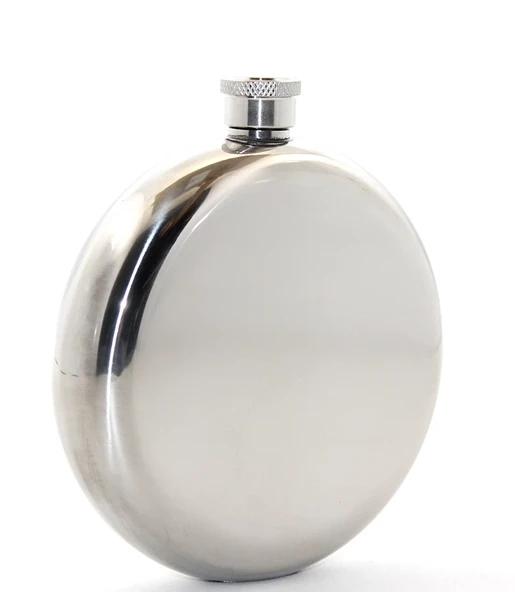 Paslanmaz Çelik Yuvarlak 8 Oz Tekli Matara Alk2677 ürün görseli 1