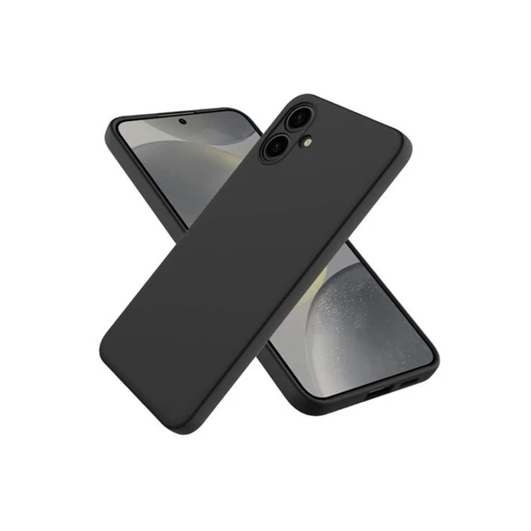 Samsung Galaxy A06 Kılıf First Silikon - Siyah ürün görseli 1