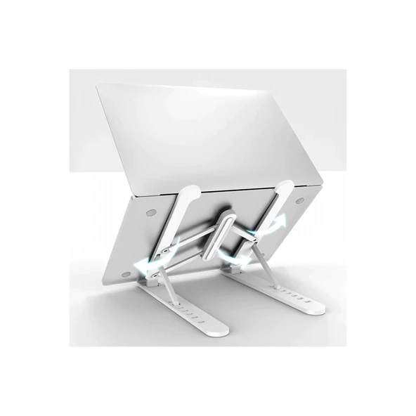 P1 Abs Laptop Standı - Siyah - Resim 3