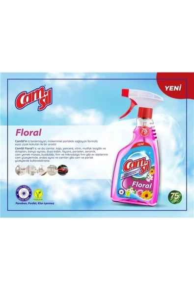 Camsil TOZ-AL Floral 500 ml ürün görseli 1