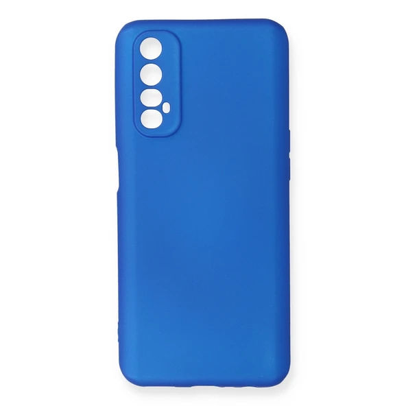 Realme 7 Kılıf First Silikon - Mavi ürün görseli 1