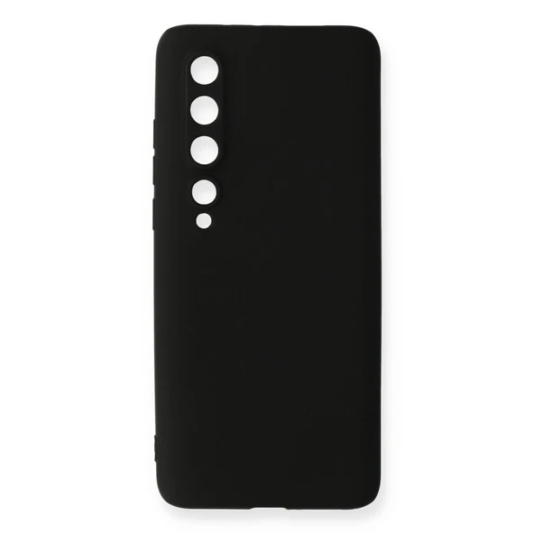 Xiaomi Mi 10 Kılıf First Silikon - Siyah ürün görseli 1