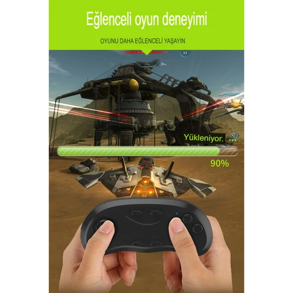 Shinecon Sc-b01 Sanal Gerçeklik Gözlüğü Kumandası - Siyah - Resim 6