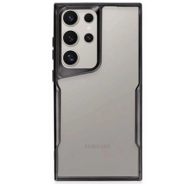 Samsung Galaxy S23 Ultra Kılıf Boyi Silikon Kapak - Siyah ürün görseli 1