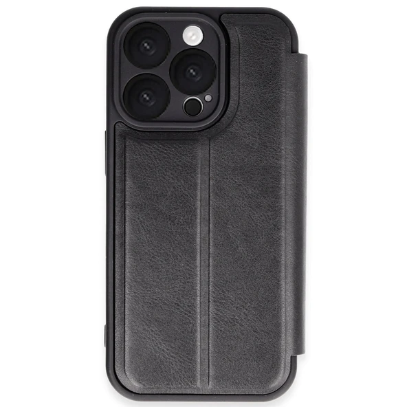 Apple İphone 16 Pro Max Kılıf Flip Cover - Siyah ürün görseli 1
