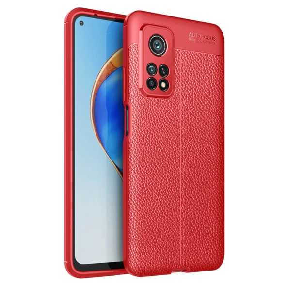 Xiaomi Mi 10t Pro Kılıf Auto Focus Kapak - Kırmızı ürün görseli 1