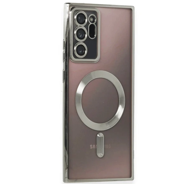 Samsung Galaxy Note 20 Ultra Kılıf Kross Magneticsafe Kapak - Titan Gri ürün görseli 1