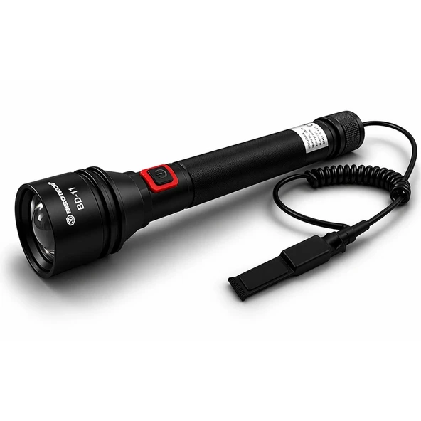 Bedotech Bd-11 8w Tg Led Alüminyum Alaşımlı Zoomlu Type-c Şarjlı Feneri ürün görseli 1
