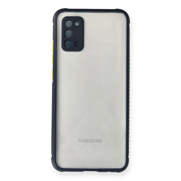 Samsung Galaxy A02s Kılıf Miami Şeffaf Silikon - Lacivert ürün görseli 1