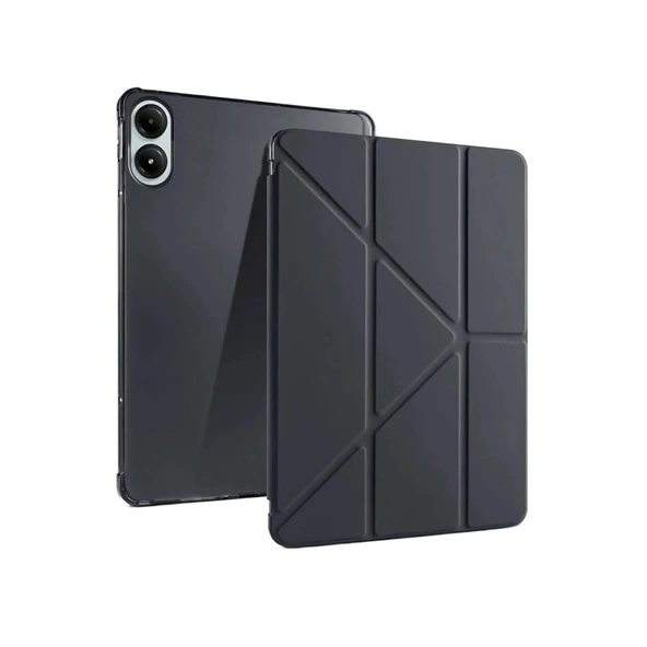 Xiaomi Redmi Pad Pro 12.1 Kılıf Kalemlikli Mars Tablet Kılıfı - Siyah ürün görseli 1