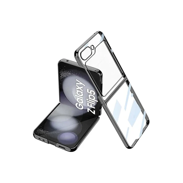 Samsung Galaxy Z Flip 5 Kılıf Fold Element Kapak - Siyah ürün görseli 1