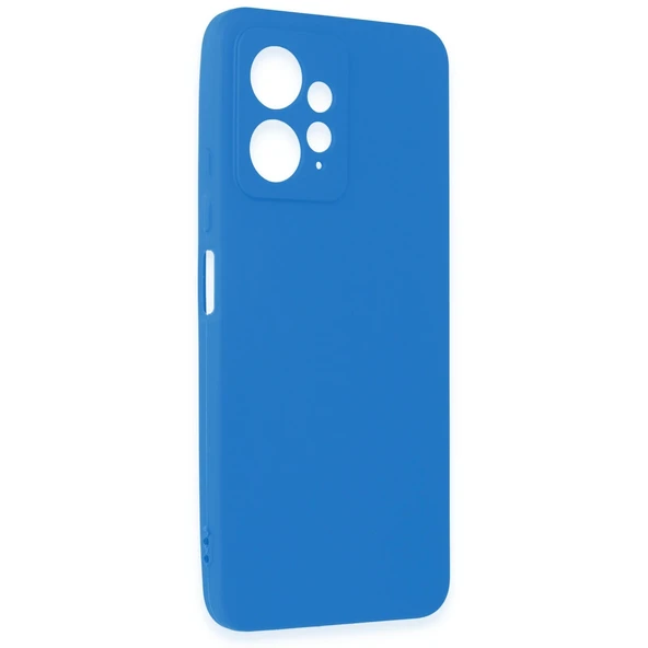 Xiaomi Redmi Note 12 4g Kılıf First Silikon - Mavi - Resim 4