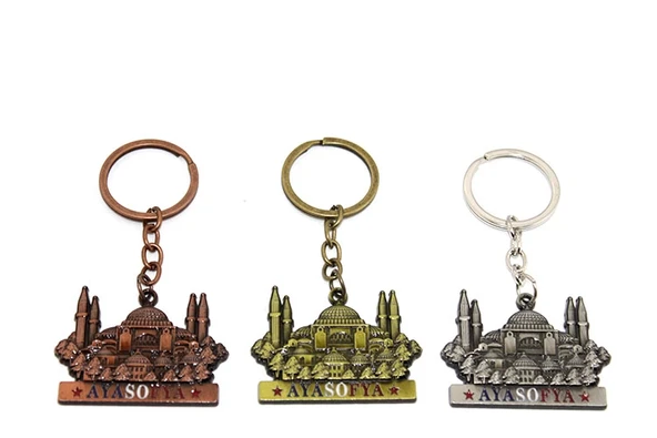 Metal Ayasofya Anahtarlık Alk2202 ürün görseli 1