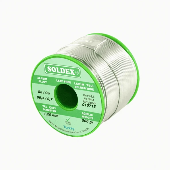 Scn100 Gümüşsüz Özel Alaşım Lehim Teli 500 Gr - 0.75 Mm ürün görseli 1