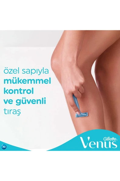 Venus Simply 2 Basic Kullan At Kadın Tıraş Bıçağı 4 Adet - Resim 5