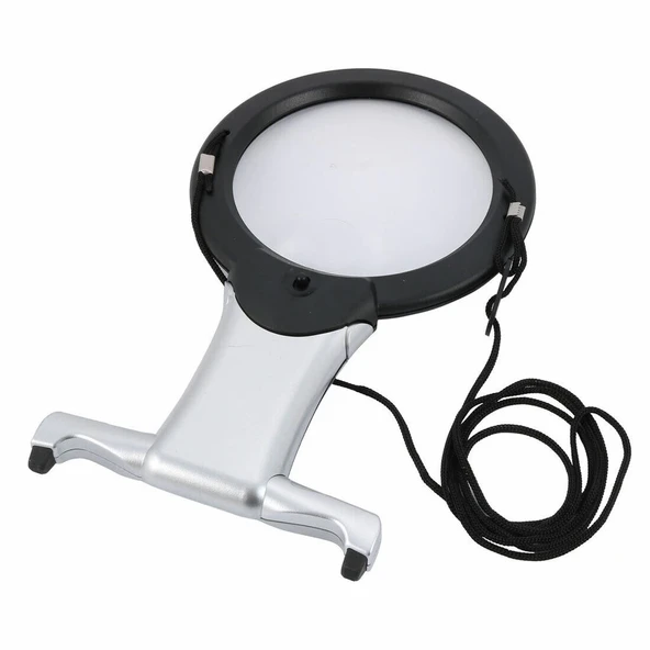 2x 6x Led Eller Serbest,boyun Asılı,dıkış,okuma İçin En Uygun Büyüteç 11b1 ürün görseli 1