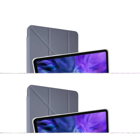 Samsung Galaxy T870 Tab S7 11 Kılıf Kalemlikli Mars Tablet Kılıfı - Lavender ürün görseli 1
