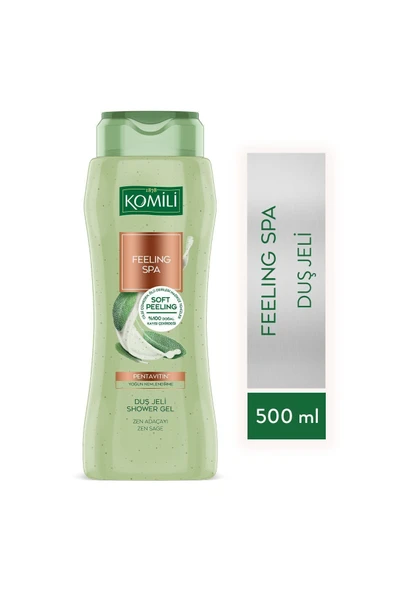 KOMİLİ Feeling Spa Adaçayı Duş Jeli - Yoğun Nemlendirme - Vegan - 500 ML ürün görseli 1