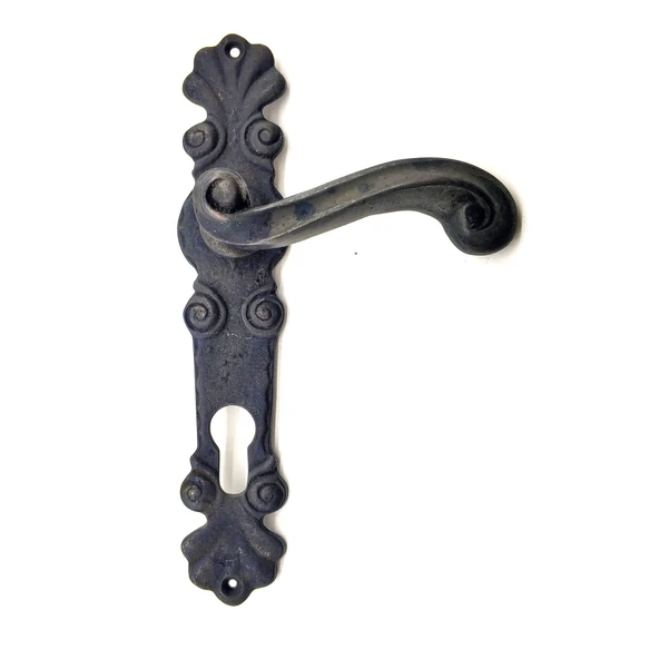 Antika Tarz Dekoratif Pirinç Okyanus Oda Kapı Kolu - 230x46 mm, Oksit ürün görseli 1
