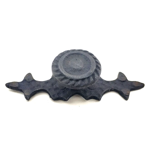 Antika Tarz Dekoratif Pirinç Çizgili Düğme - 25x80 mm, Oksit ürün görseli 1