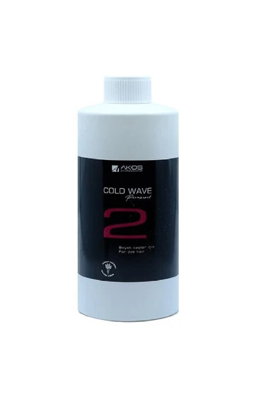 Akos Cold Wave 2 Boyalı Saçlar için Perma 500 ml ürün görseli 1