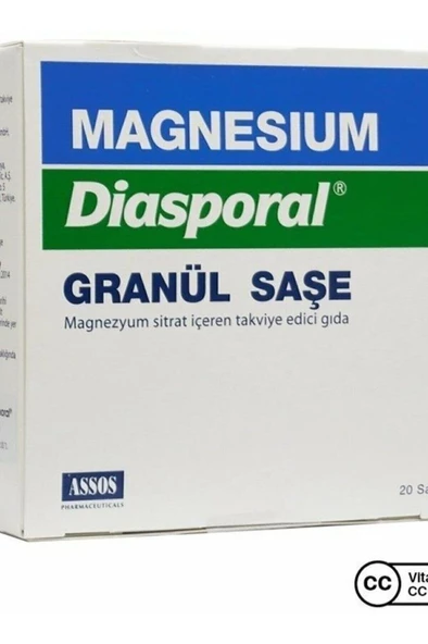 Magnesium Diasporal Granul Saşe 20 Poşet ürün görseli 1
