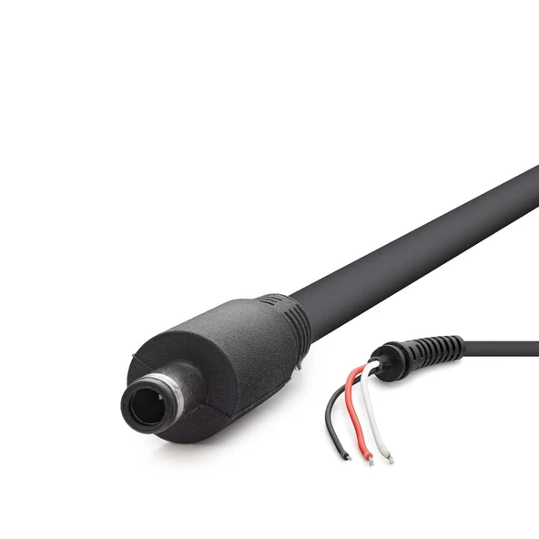 Notebook Adaptör Kablosu 4.5*3.0 Dell 30W-90W 1.2M Siyah HDX5547 ürün görseli 1