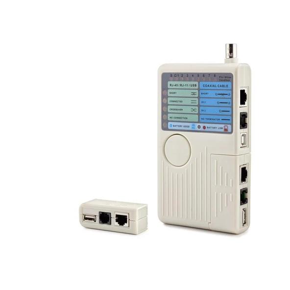 Kablo Test Cihazı Rj11 + Rj45 + Bnc + Usb HDX6505 ürün görseli 1