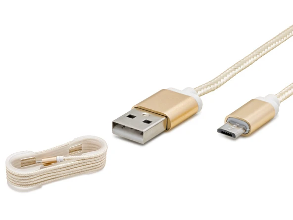 Usb Micro To Usb Şarj Ve Data Kablosu Ps4 Gamepad Uyumlu Hasır 1.5 M HD4338 ürün görseli 1
