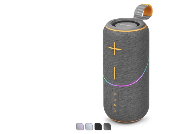 Mini Bluetooth Hoparlör Fm Rgb Outdoor 9.5 X 9.5 X 21.7 Cm KMS300 ürün görseli 1