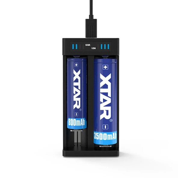 Xtar MC2 Plus İkili Li-ion Pil Şarj Cihazı ürün görseli 1