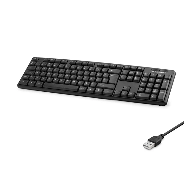Kablolu Standart Klavye Q Siyah HDX2603 ürün görseli 1